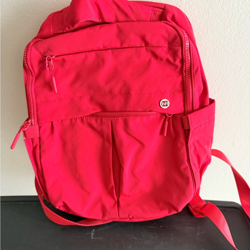 Iris and Rainbow mini Backpack red